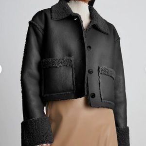 Billy Faux Leather & Shearling Jacket